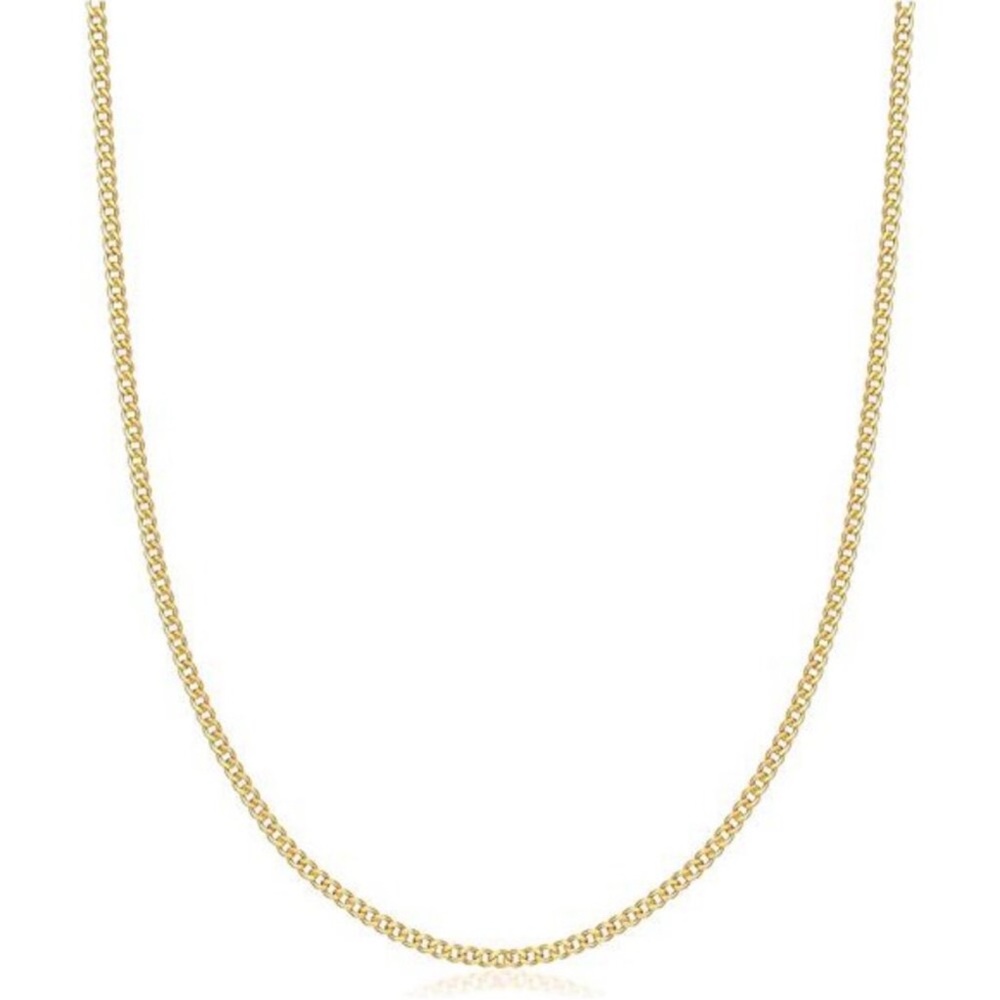 18K Gold Plated Curb/Cuban Link Gold Chain Necklace